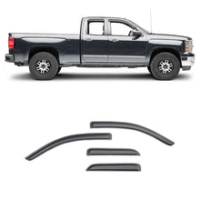 Load image into Gallery viewer, Black Horse Off Road 140442 Rain Guards for Select Chevrolet Silverado 1500, GMC Sierra