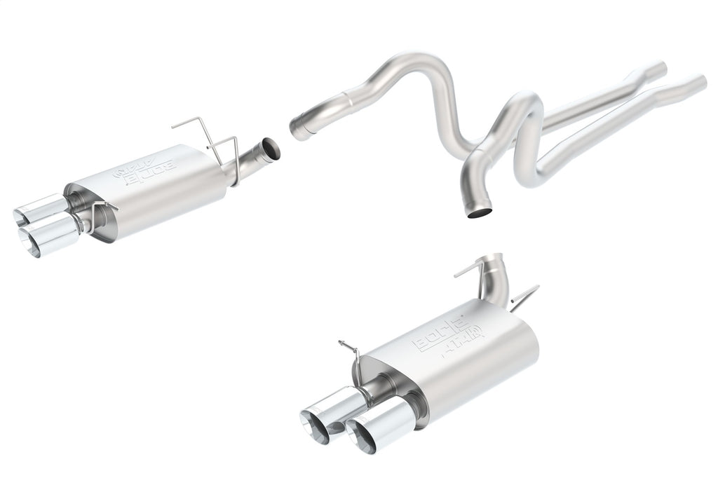 Borla 140501 Cat-Back Exhaust System - ATAK® for Select Ford Mustang