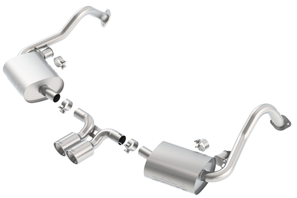 Borla 140534 Cat-Back Exhaust System - S-Type for Select Porsche Boxster, Porsche Cayman