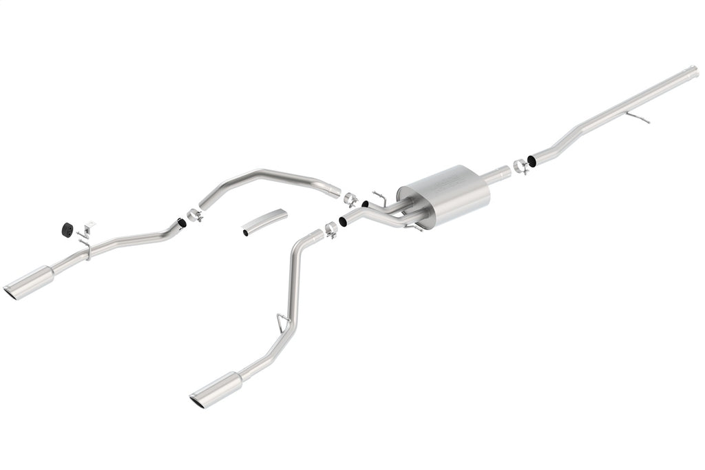 Borla 140535 Cat-Back Exhaust System - Touring for Select Chevrolet Silverado 1500, GMC Sierra
