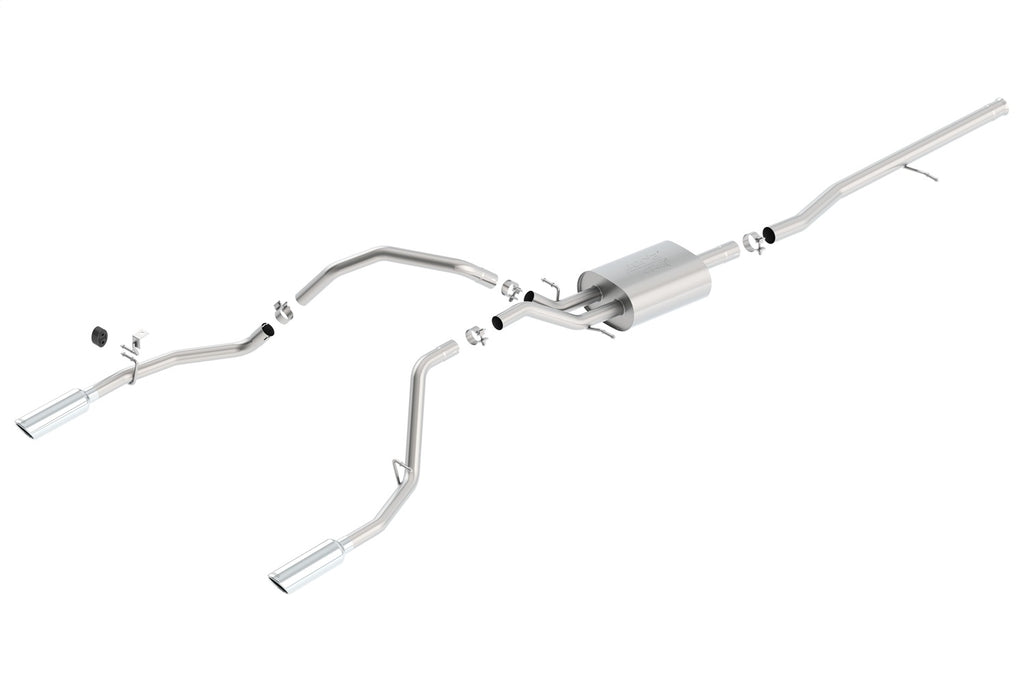 Borla 140537 Cat-Back Exhaust System - ATAK® for Select Chevrolet Silverado 1500, GMC Sierra