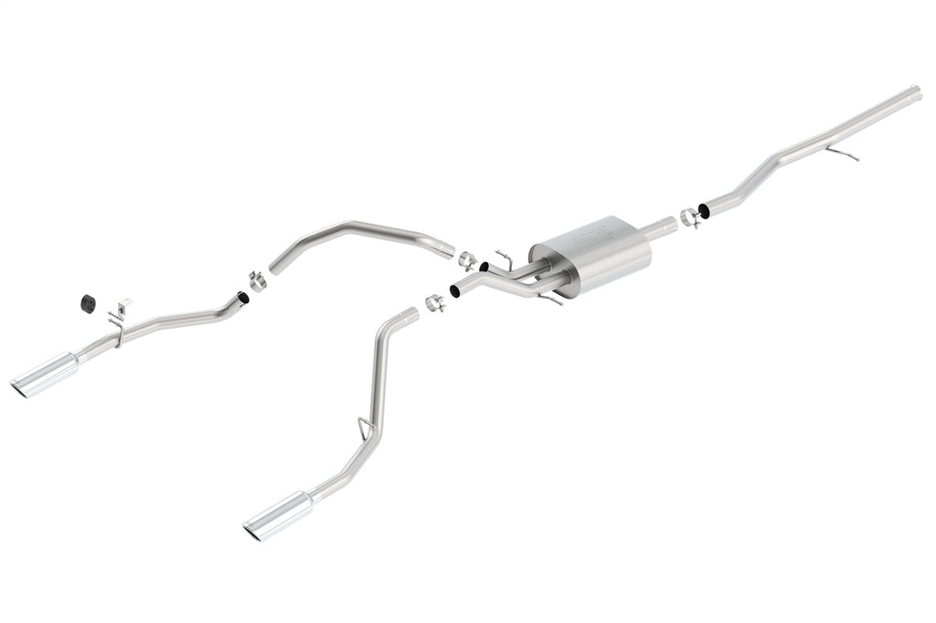 Borla 140540 Cat-Back Exhaust System - ATAK® for Select Chevrolet Silverado 1500, GMC Sierra