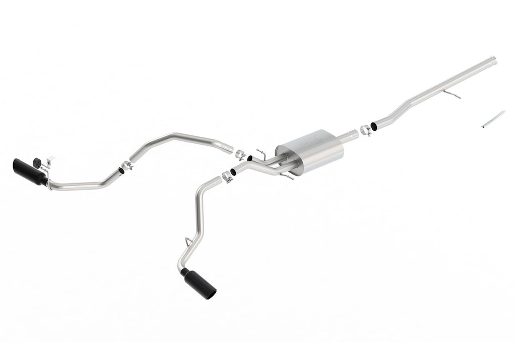 Borla 140546BC Cat-Back Exhaust System - ATAK® for Select Chevrolet Silverado 1500, GMC Sierra