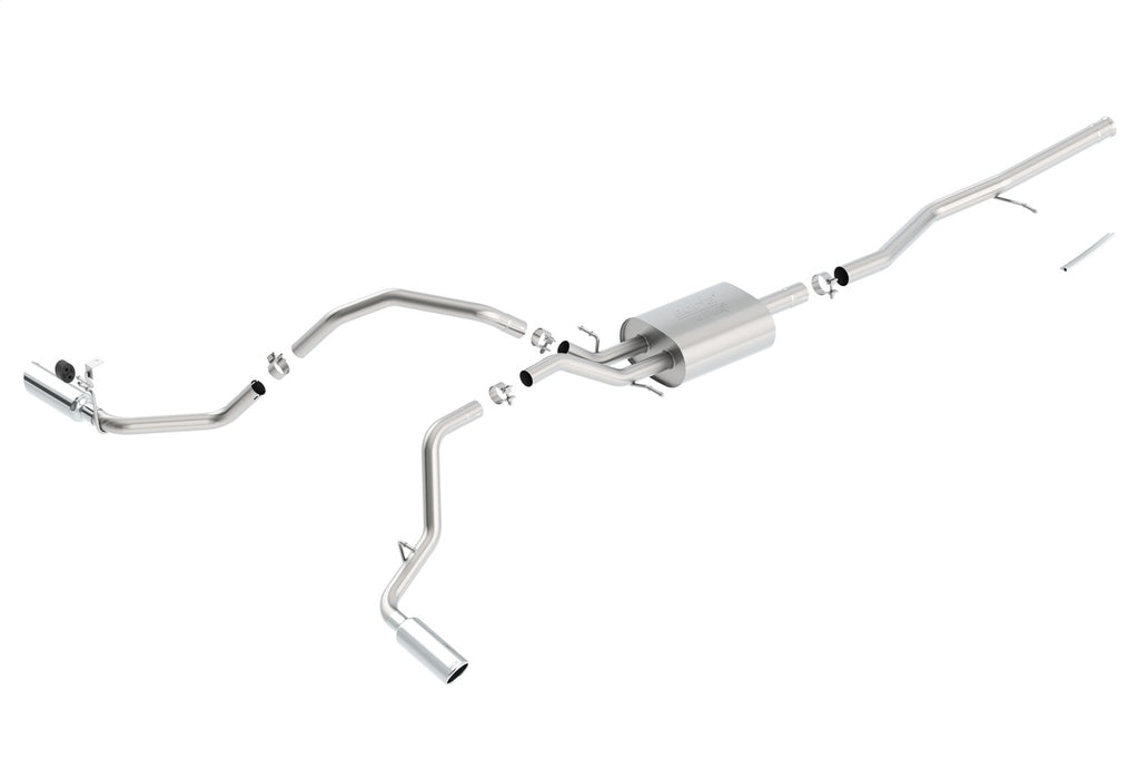 Borla 140549 Cat-Back Exhaust System - ATAK® for Select Chevrolet Silverado 1500, GMC Sierra