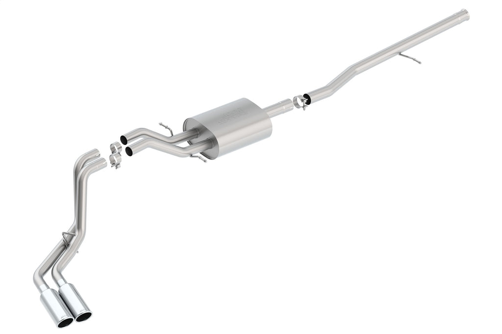 Borla 140550 Cat-Back Exhaust System - S-Type for Select Chevrolet Silverado 1500, GMC Sierra