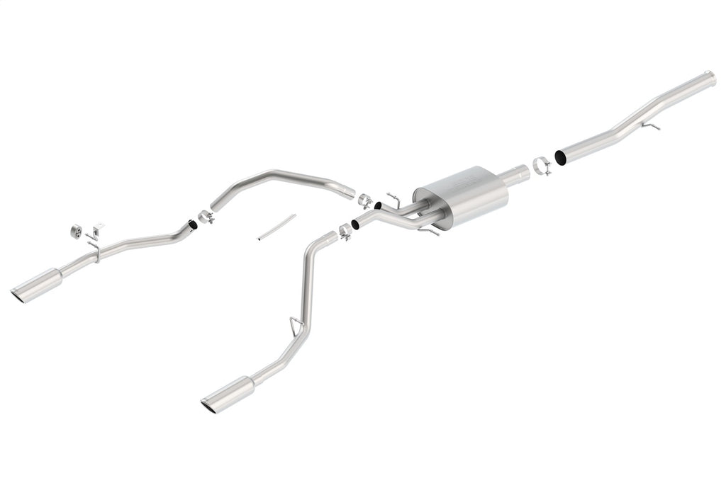 Borla 140570 Cat-Back Exhaust System - Touring for Select Chevrolet Silverado 1500, GMC Sierra