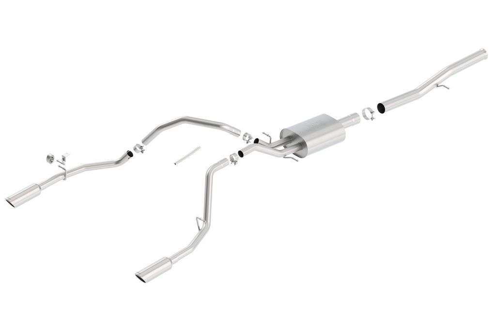 Borla 140571 Cat-Back Exhaust System - S-Type for Select Chevrolet Silverado 1500, GMC Sierra