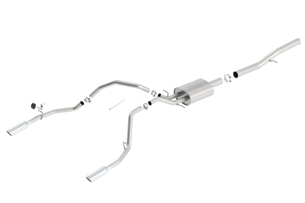 Borla 140572 Cat-Back Exhaust System - ATAK® for Select Chevrolet Silverado 1500, GMC Sierra