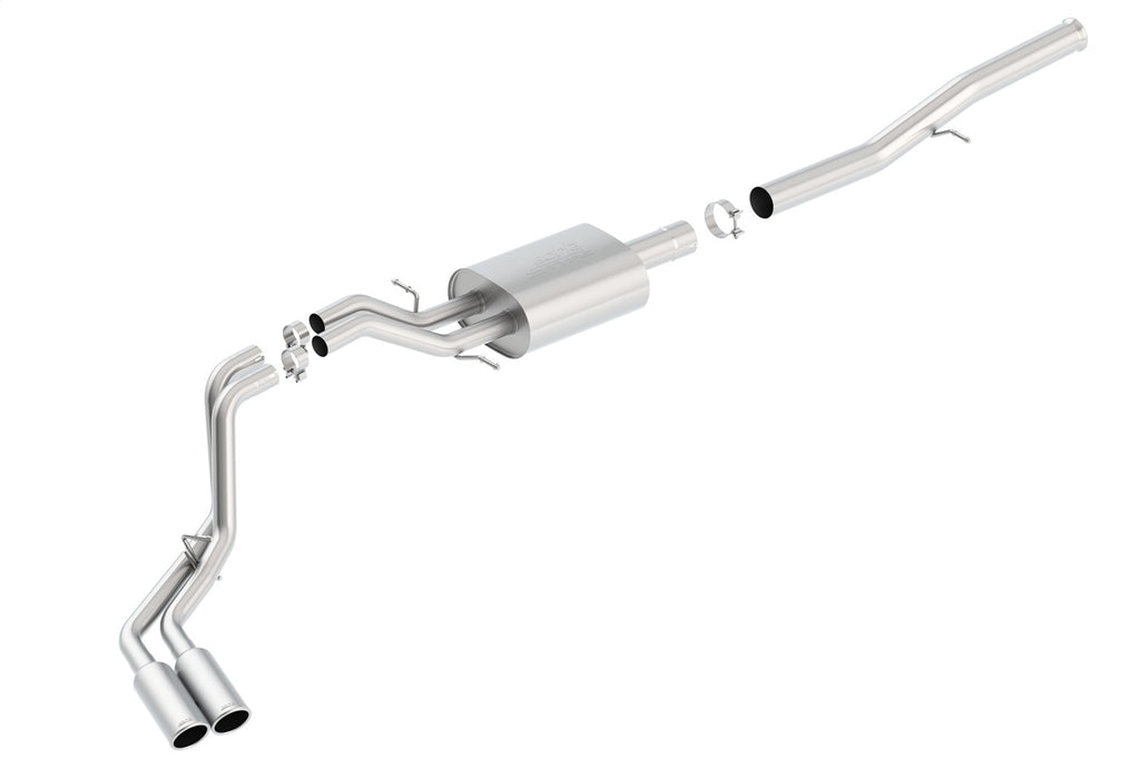 Borla 140576 Cat-Back Exhaust System - S-Type for Select Chevrolet Silverado 1500, GMC Sierra