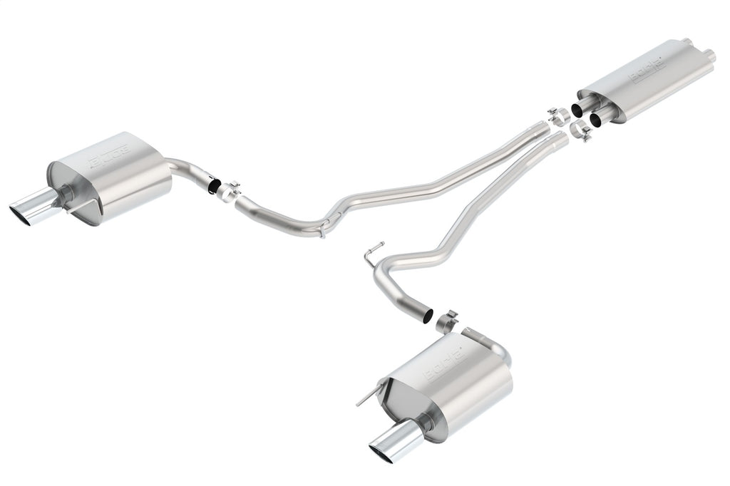 Borla 140586 Cat-Back Exhaust System - Touring for Select Ford Mustang