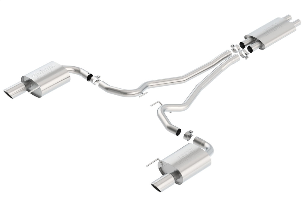 Borla 140589 Cat-Back Exhaust System - Touring for Select Ford Mustang