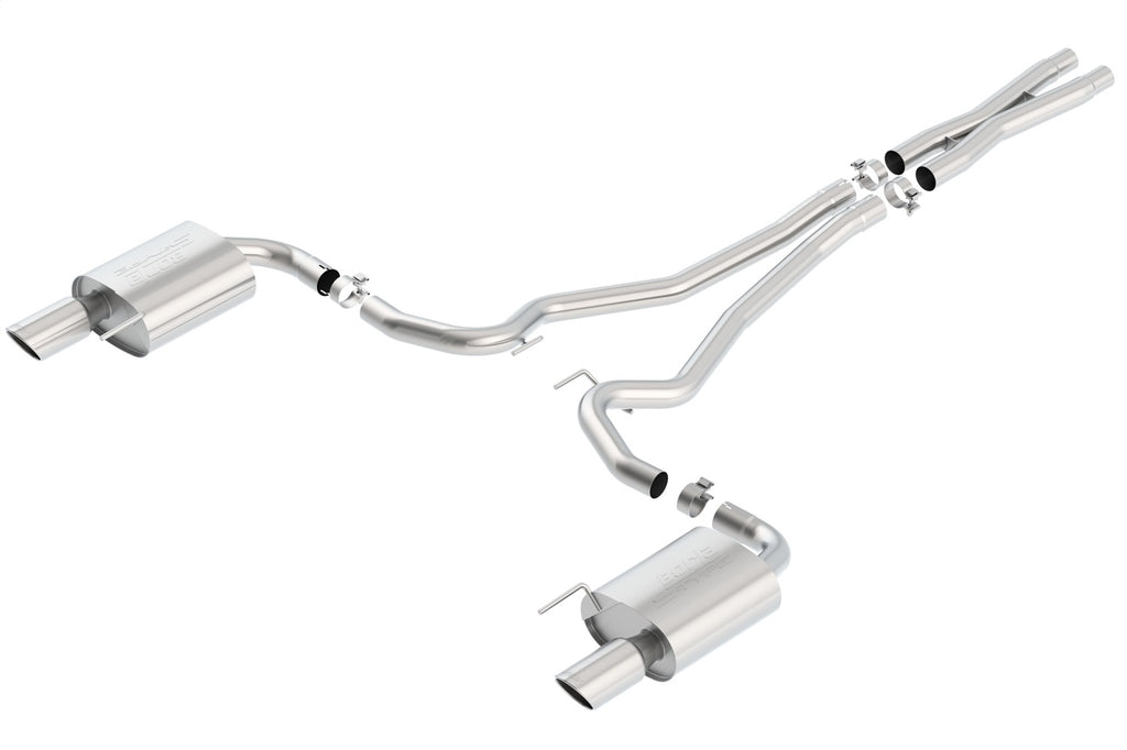 Borla 140590 Cat-Back Exhaust System - S-Type for Select Ford Mustang
