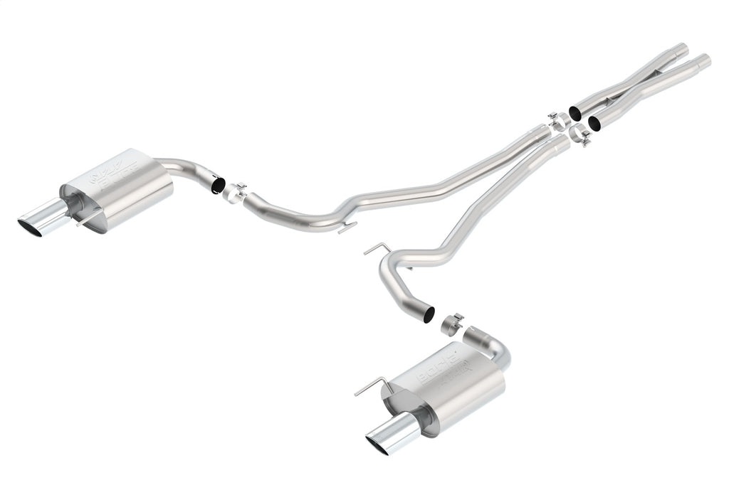 Borla 140591 Cat-Back Exhaust System - ATAK® for Select Ford Mustang