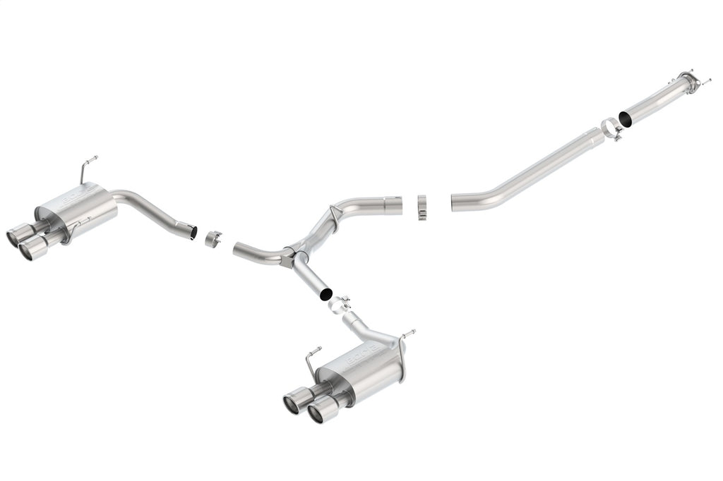Borla 140595 Cat-Back Exhaust System - S-Type for Select Subaru WRX, Subaru WRX STI
