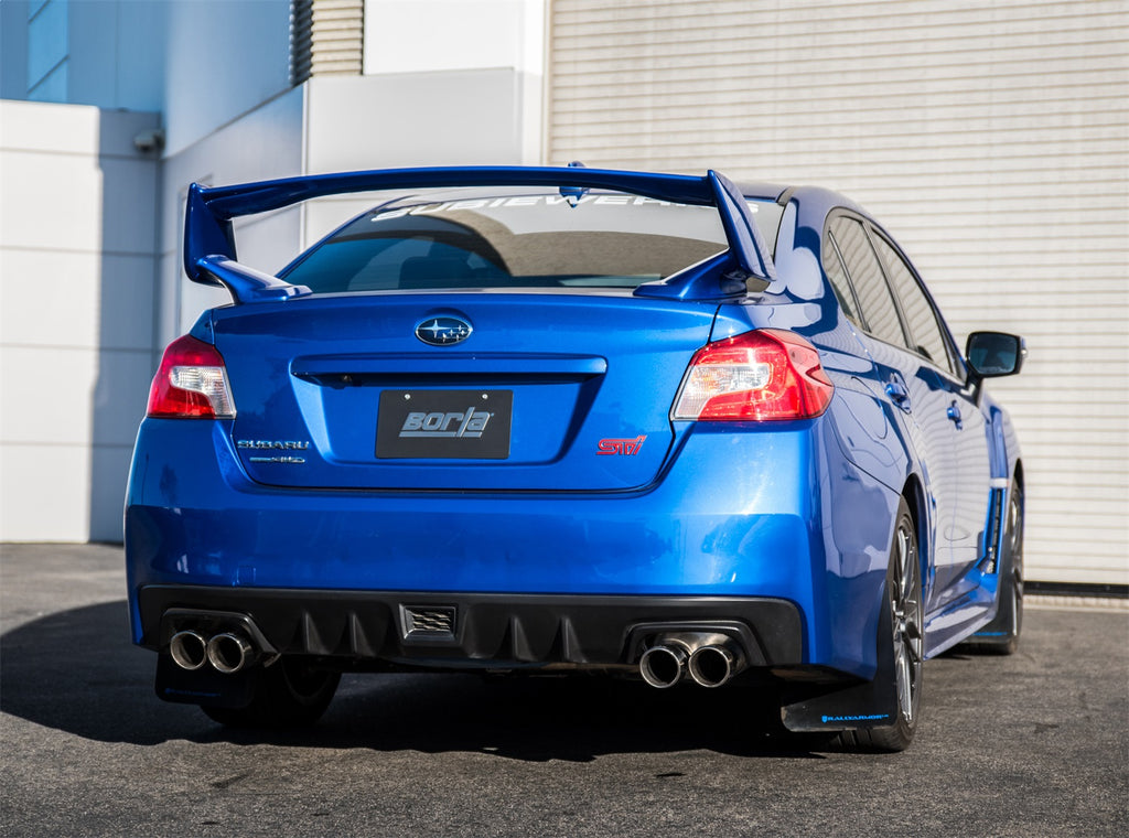Borla 140595 Cat-Back Exhaust System - S-Type for Select Subaru WRX, Subaru WRX STI