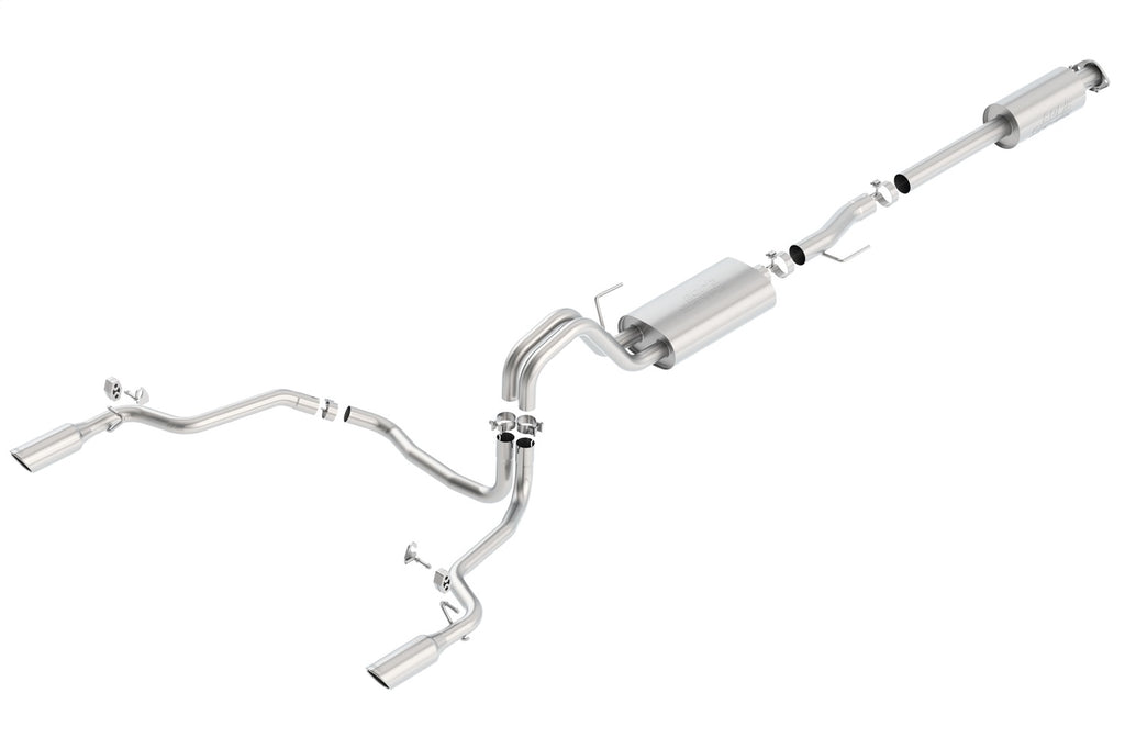 Borla 140615 Cat-Back Exhaust System - S-Type for Select Ford F-150