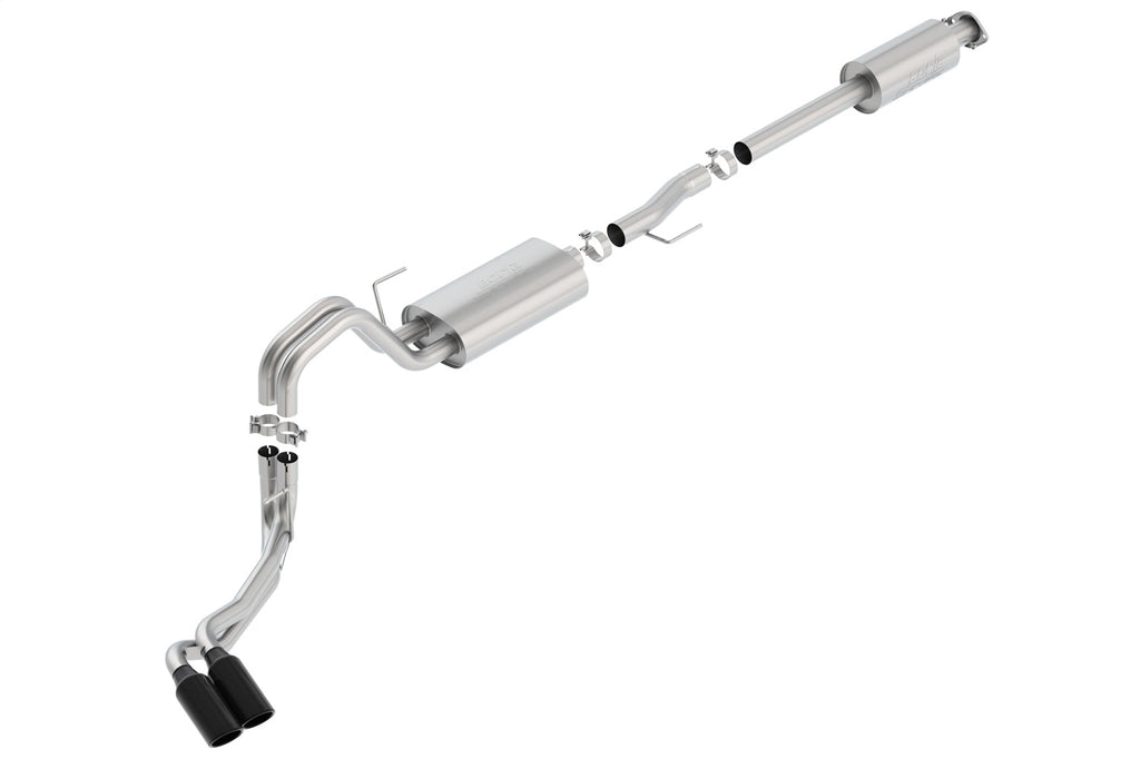 Borla 140618BC Cat-Back Exhaust System - S-Type for Select Ford F-150
