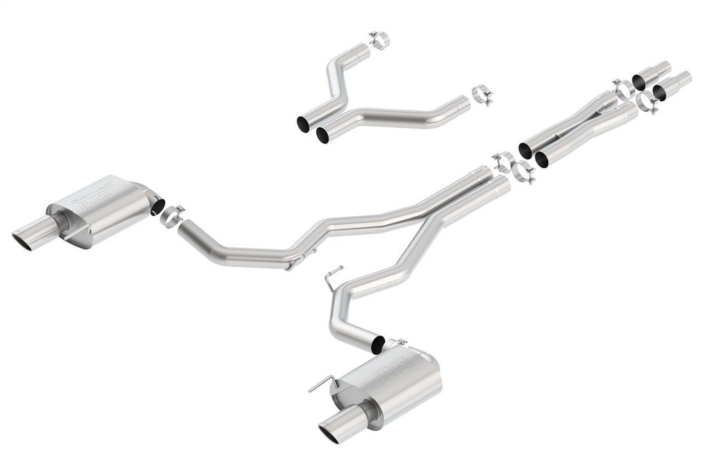 Borla 140629 Cat-Back Exhaust System - S-Type for Select Ford Mustang