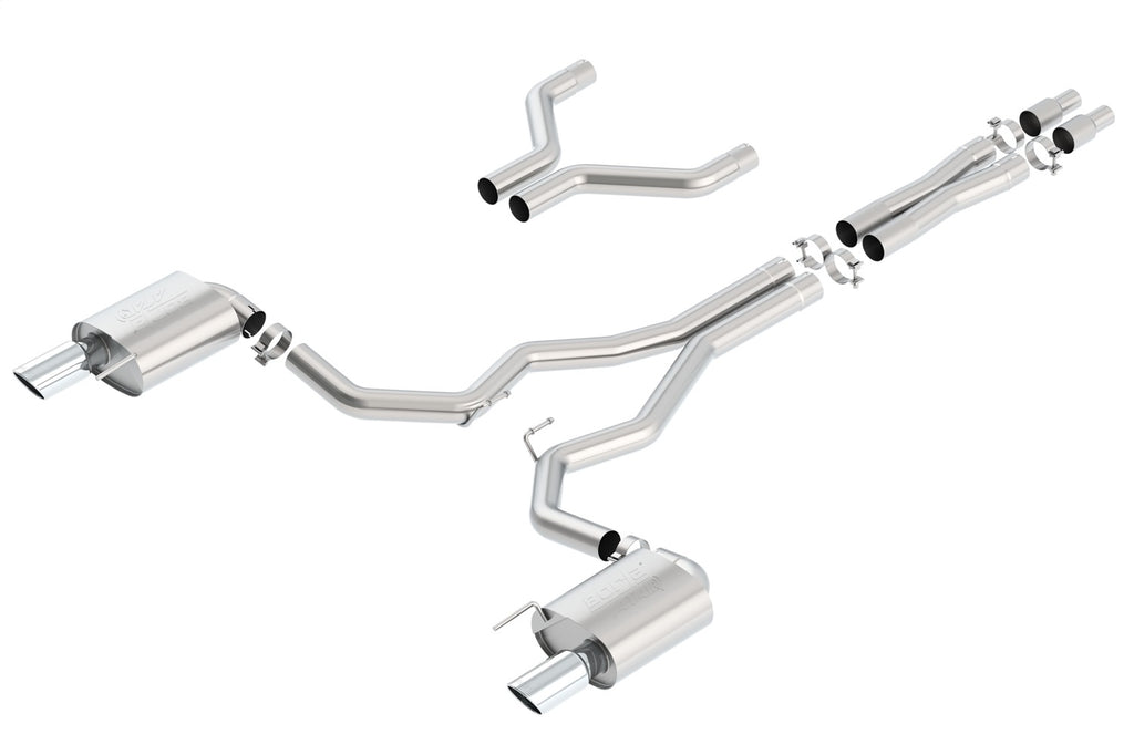Borla 140630 Cat-Back Exhaust System - ATAK® for Select Ford Mustang