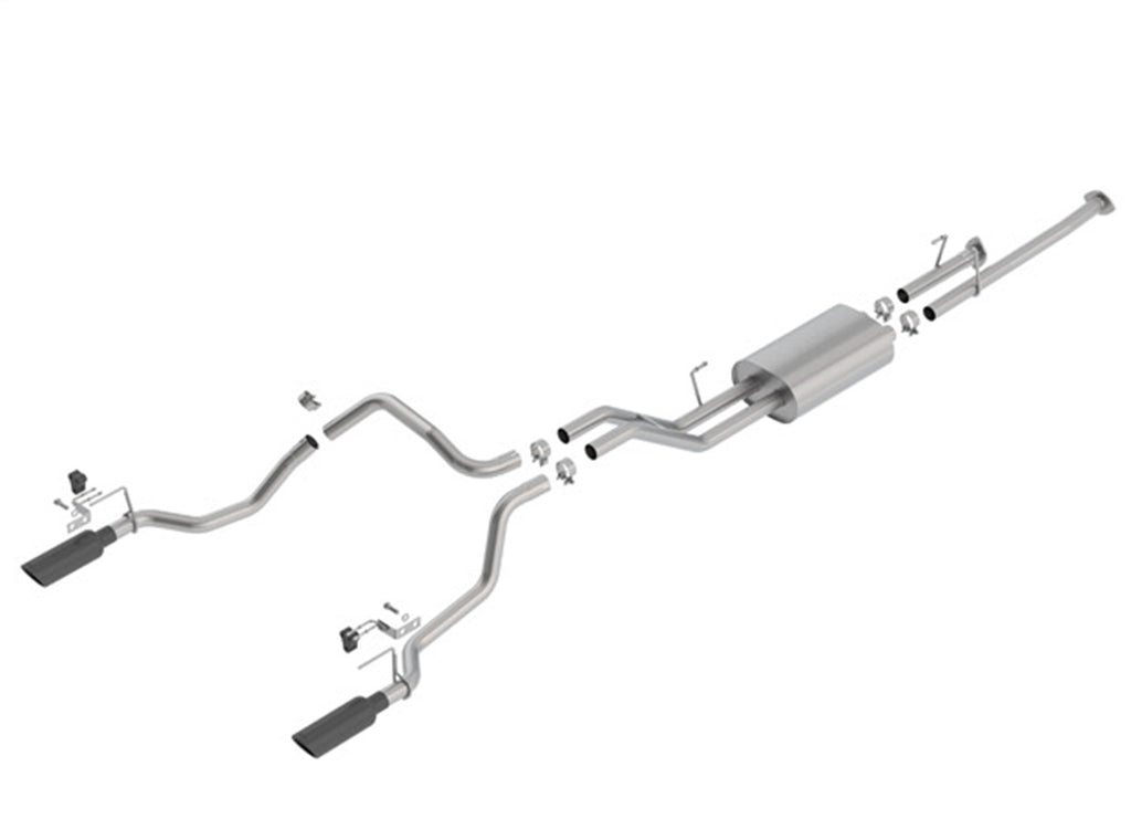 Borla 140638BC Cat-Back Exhaust System - Touring for Select Toyota Tundra