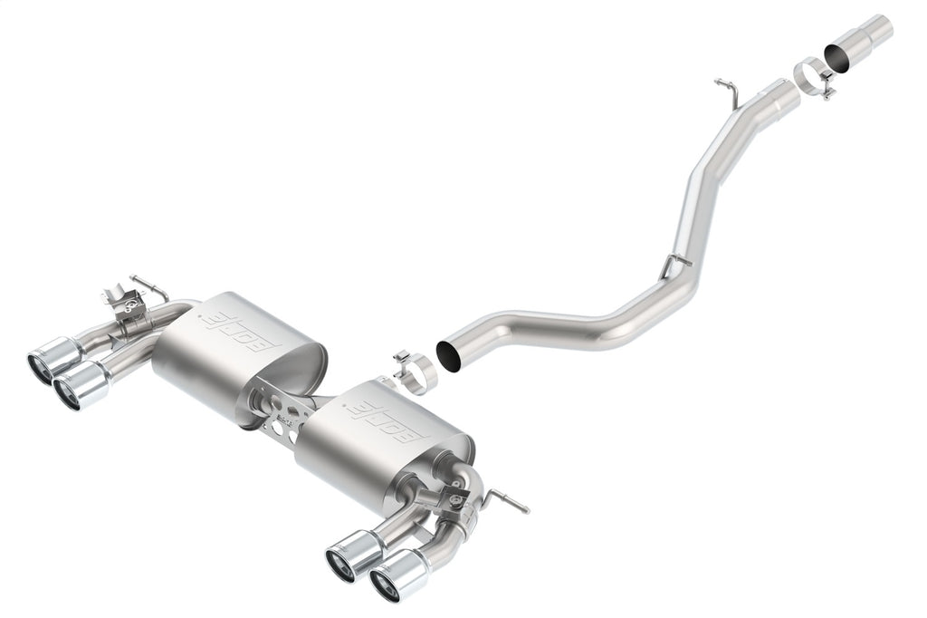 Borla 140643 Cat-Back Exhaust System - S-Type for Select Volkswagen Golf R