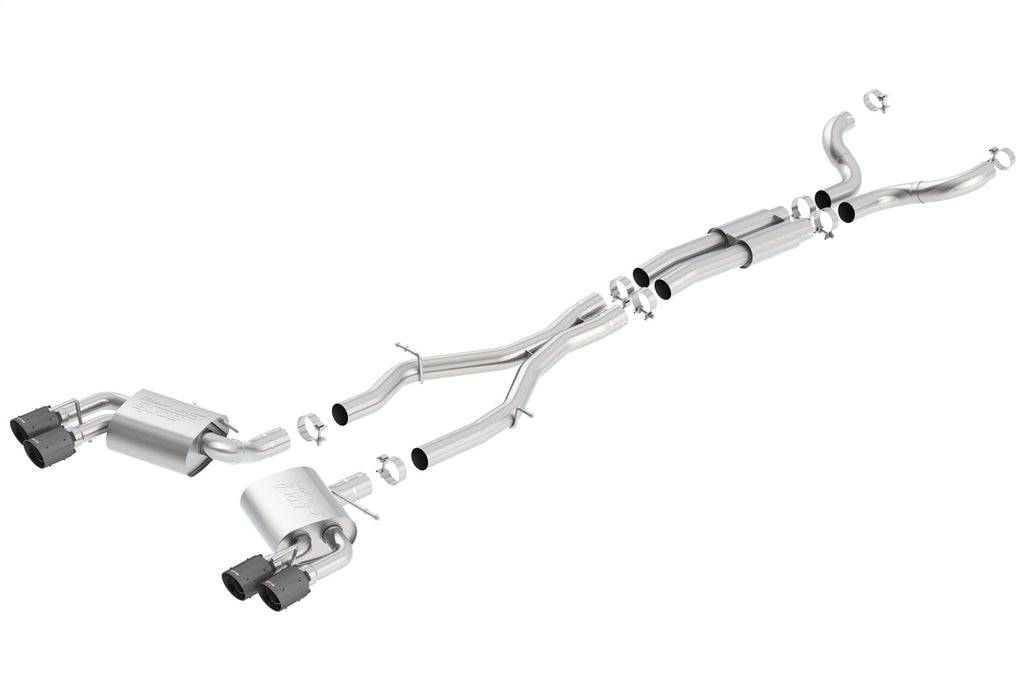 Borla 140687CFBA Cat-Back Exhaust System - S-Type