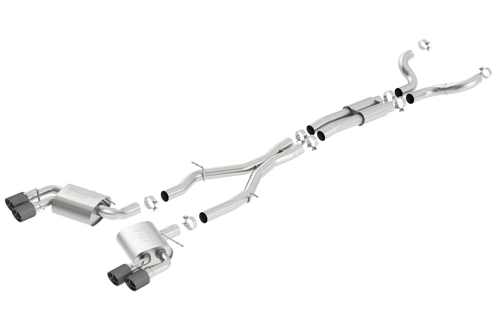 Borla 140687CF Cat-Back Exhaust System - S-Type for Select Chevrolet Camaro