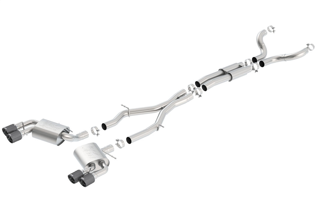Borla 140688CF Cat-Back Exhaust System - ATAK®