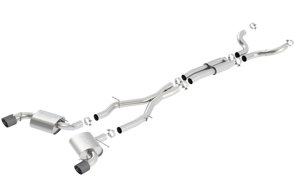 Borla 140689CF Cat-Back Exhaust System - S-Type for Select Chevrolet Camaro