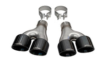 Load image into Gallery viewer, Corsa Performance 14068BLK Twin 4.0in. Polished Black PVD Pro-Series Tip Kit (Clamps Included) for Select Jeep Grand Cherokee