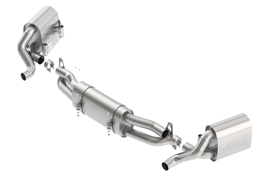 Borla 140710 Cat-Back Exhaust System - S-Type for Select Porsche 911