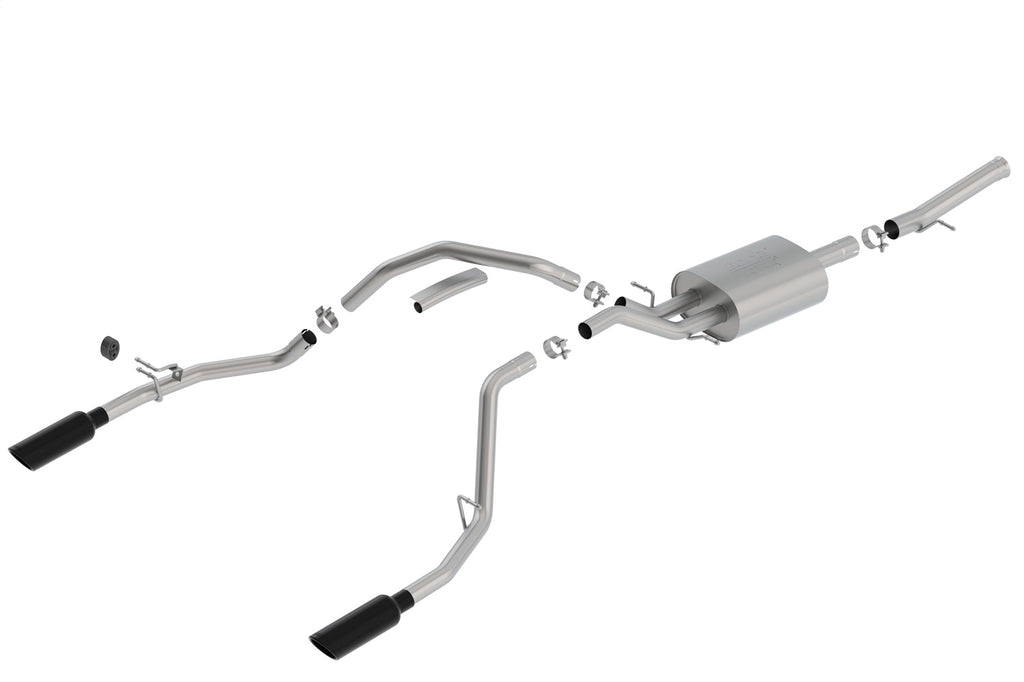 Borla 140718BC Cat-Back™ Exhaust System - ATAK® for Select Chevrolet Silverado 1500, GMC Sierra