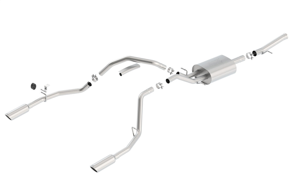 Borla 140718 Cat-Back™ Exhaust System - ATAK® for Select Chevrolet Silverado 1500, GMC Sierra