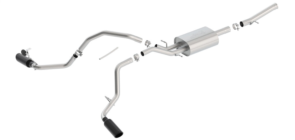 Borla 140719BC Cat-Back™ Exhaust System - S-Type for Select Chevrolet Silverado 1500, GMC Sierra