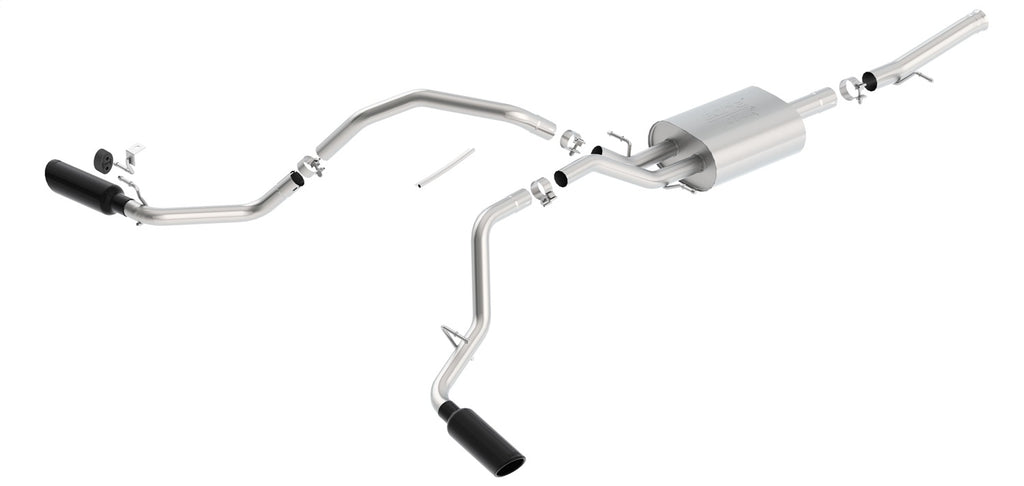 Borla 140720BC Cat-Back™ Exhaust System - ATAK® for Select Chevrolet Silverado 1500, GMC Sierra
