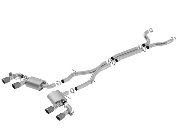 Borla 140726CFBA Cat-Back Exhaust System - S-Type for Select Chevrolet Camaro