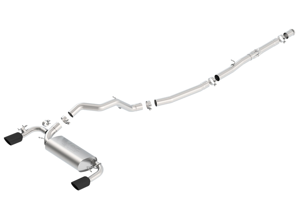 Borla 140730BC Cat-Back Exhaust System - ATAK® for Select Ford Focus