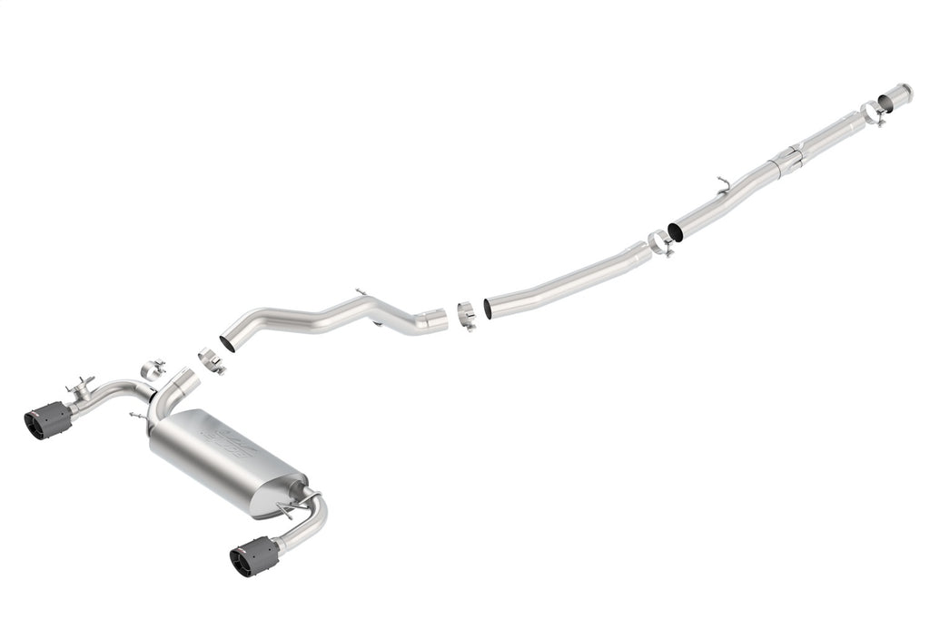 Borla 140730CFBA Cat-Back Exhaust System - ATAK® for Select Ford Focus