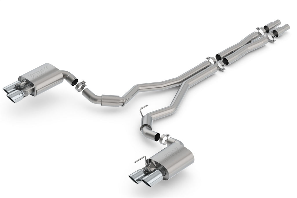 Borla 140742 Cat-Back Exhaust System - S-Type for Select Ford Mustang