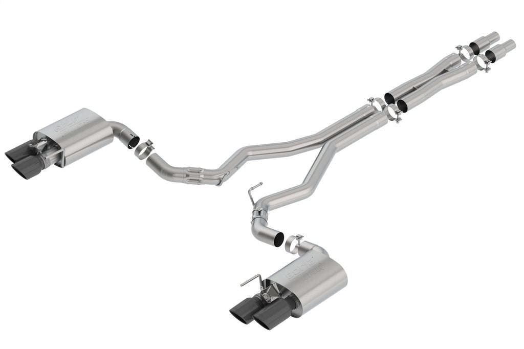 Borla 140743BC Cat-Back Exhaust System - ATAK® for Select Ford Mustang