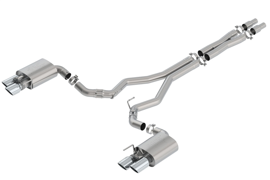 Borla 140743 Cat-Back Exhaust System - ATAK® for Select Ford Mustang
