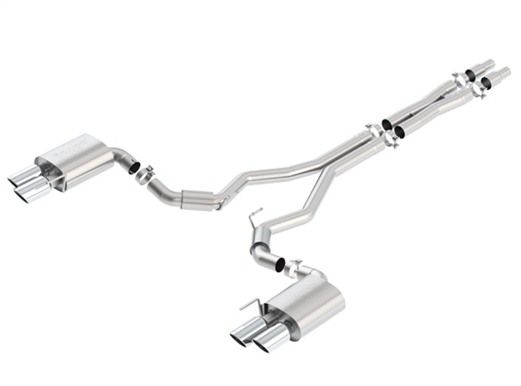 Borla 140745 Cat-Back Exhaust System - S-Type for Select Ford Mustang