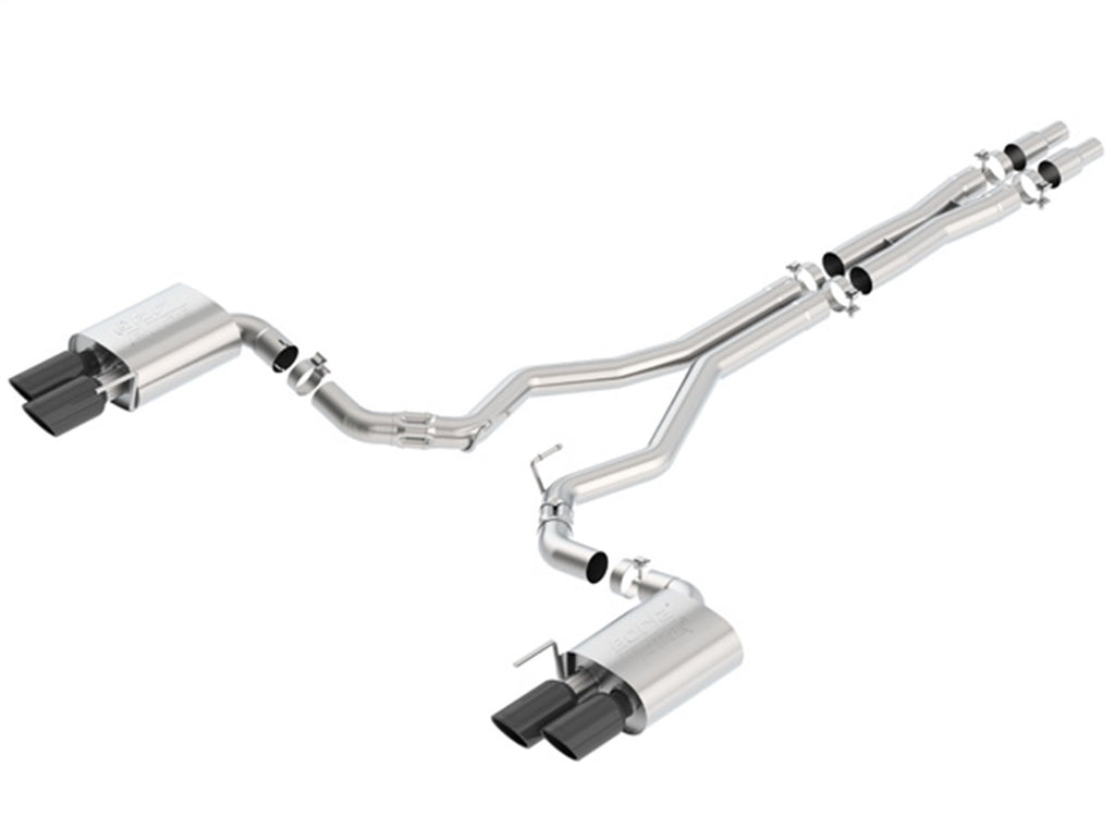 Borla 140746BC Cat-Back Exhaust System - ATAK® for Select Ford Mustang