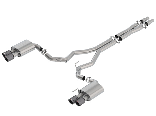 Borla 140746CFBA Cat-Back Exhaust System - ATAK® for Select Ford Mustang