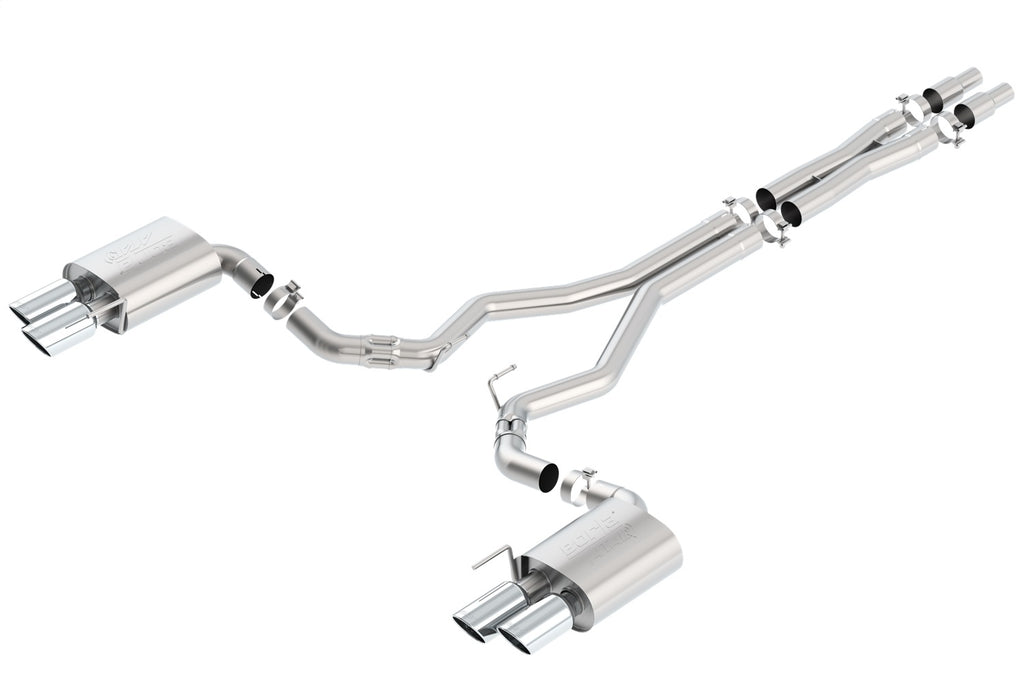 Borla 140746 Cat-Back Exhaust System - ATAK® for Select Ford Mustang