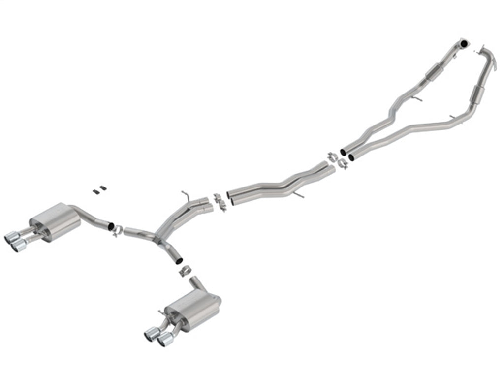 Borla 140749 Cat-Back Exhaust System - S-Type for Select Audi S5 Sportback