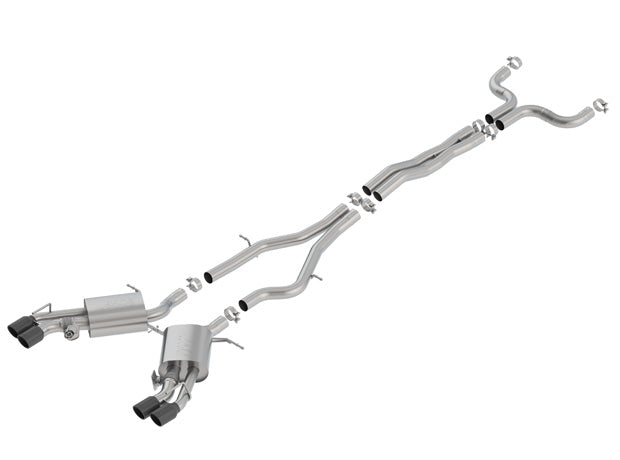 Borla 140754BC Cat-Back Exhaust System - S-Type for Select Cadillac CTS