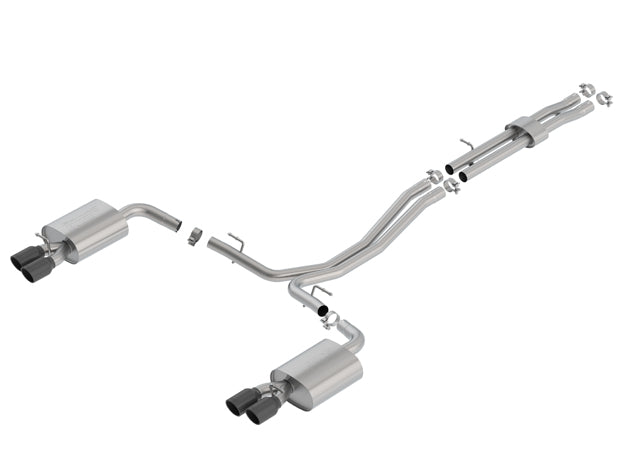 Borla 140765BC Cat-Back Exhaust System - S-Type for Select Ford Explorer
