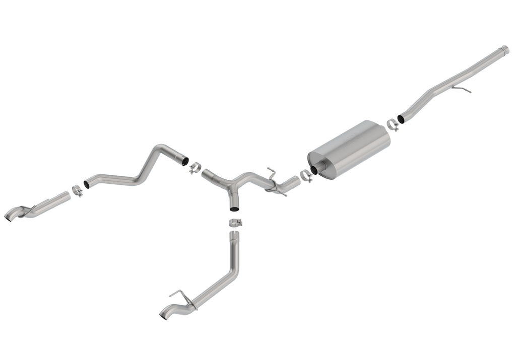 Borla 140767 Cat-Back Exhaust System - Touring for Select Chevrolet Silverado 1500, Chevrolet Silverado LTD, GMC Sierra