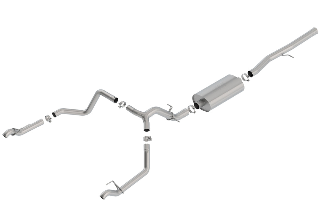 Borla 140771 Cat-Back Exhaust System - Touring for Select Chevrolet Silverado 1500, Chevrolet Silverado LTD, GMC Sierra 1500, GMC Sierra Limited